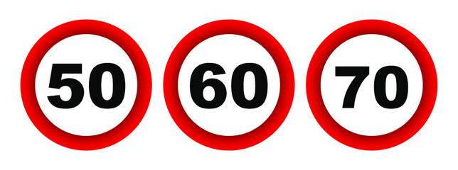 speed limit sign