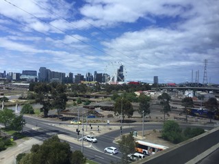 Traffic in the city Melbourne