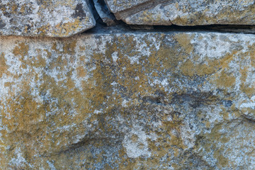 texture of ancient house stone