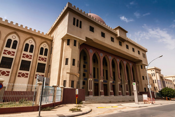 Fototapeta na wymiar Royal Industrial Secondary Institute, Riyadh, Saudi Arabia 