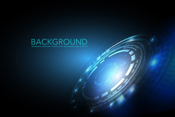 Vector abstract background shows the innovation of technology and technology concepts. Can be applied to your businesses.