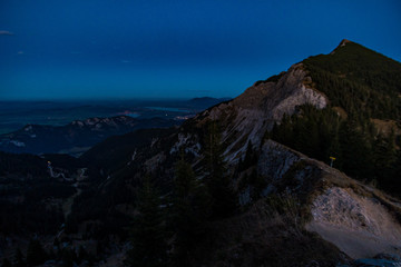 Aggenstein at sunset in the Tannheimer Tal