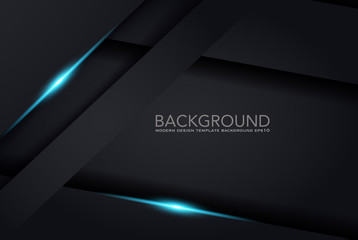 black abstract background pattern stripe paper material 3d render. business technology commercial sale concept layout with copy space
