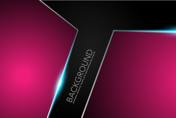 abstract metallic frame layout modern tech design template background
