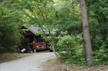 It is a photograph of nature of Lake west Fuji in Yamanashi, Japan.