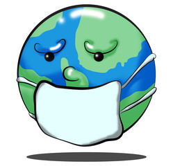 frog and earth