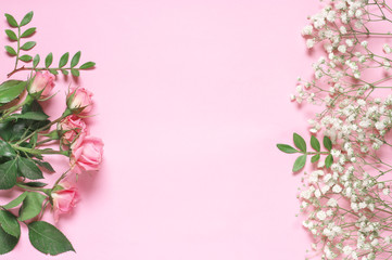 Romantic floral background