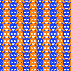 Geometric shapes pattern free vector