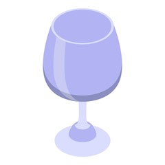 Obraz premium Snifter glass icon. Isometric of snifter glass vector icon for web design isolated on white background