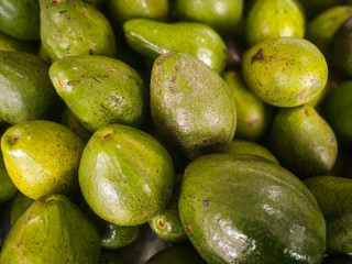 a pile of fresh tropical fruits