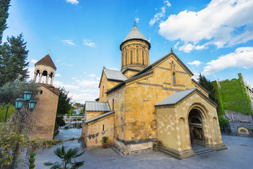 Fototapeta na wymiar The Sioni Cathedral of the Dormition is a Georgian Orthodox cathedral in Tbilisi, Georgia.