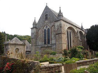 Fototapeta na wymiar Abbaye Saint-Magloire - Léhon