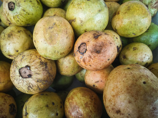 a pile of fresh tropical fruits