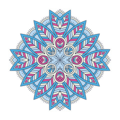 Mandala. Ethnic decorative element