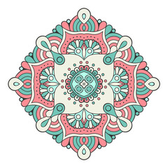 Mandala. Ethnic decorative element
