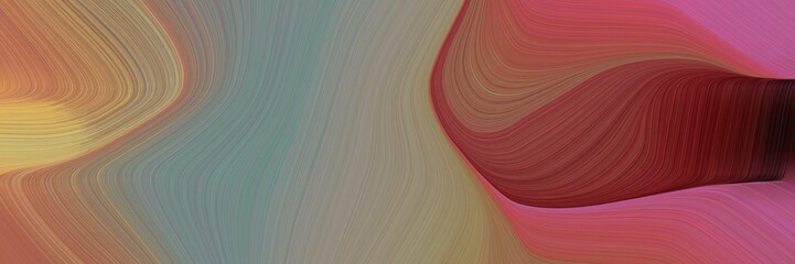 abstract flowing header with pastel brown, dark pink and dark salmon colors. fluid curved lines with dynamic flowing waves and curves