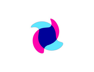 colorful creative logo design. Logo isolated on white background
