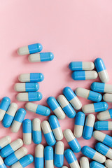 image of capsule pills background