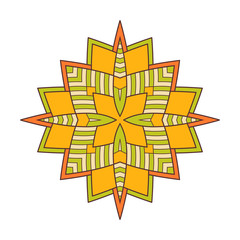 Mandala. Ethnic decorative element