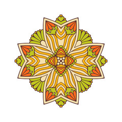 Mandala. Ethnic decorative element