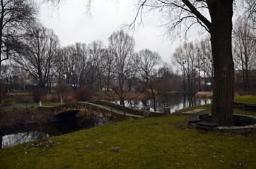Garden in the Radomyshl' castle 4/01/2020