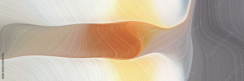 Poster abstract artistic header design with pastel gray, light gray and old lavender colors. fluid curved f