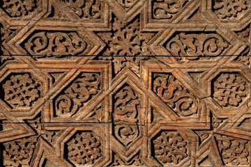 
pattern on the old door