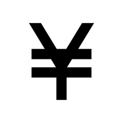 Yen outline icon. Symbol, logo illustration for mobile concept and web design.