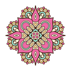 Mandala. Ethnic decorative element