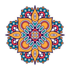 Mandala. Ethnic decorative element