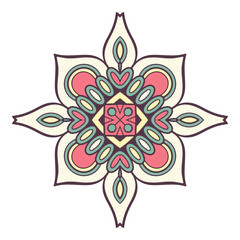 Mandala. Ethnic decorative element