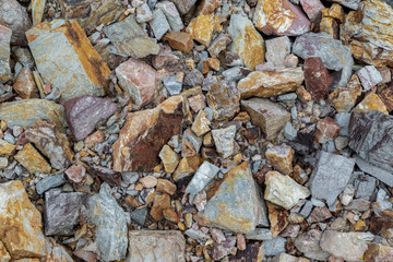 Full frame of natural stone flooring used as background.