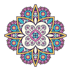 Mandala. Ethnic decorative element