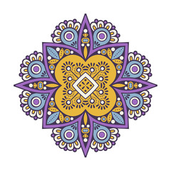 Mandala. Ethnic decorative element