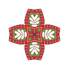 Mandala. Ethnic decorative element