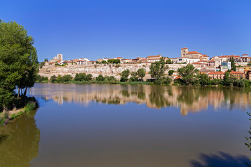 Fototapeta na wymiar Zamora, la ciudad del Duero.