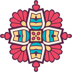 Mandala. Ethnic decorative element