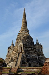 Fototapeta na wymiar Wat Phra Sri Sanphet also known as 