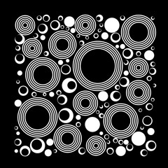 Colorful  modern abstract circle background, great design for any purposes.  Trendy  retro paper  template with element of art  pattern, on decoration.