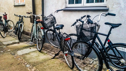bikes in the street