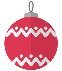 Cartoon Christmas ball