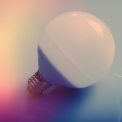 LCD lamp on a light background.