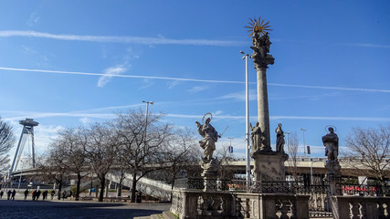 Fototapeta premium Bratislava is the capital of Slovakia, a beautiful and inexpensive city