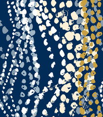 Boho Grunge Oriental Jewelry Hand Drawn Seamless Pattern