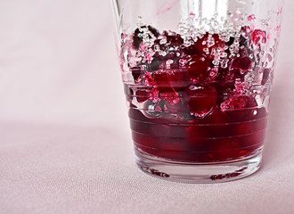 Cranberries with sugar are a great cure for colds ... and it's beautiful