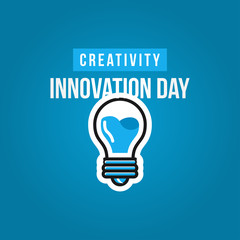 Creativity And Innovation Day Vector Design Illustration For Celebrate Moment