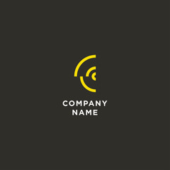 C logo template vector concept