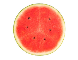 Watermelon isolated on white background, Watermelon on a white background With clipping path