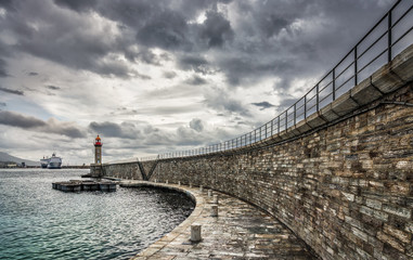 Digue du port de bastia