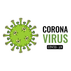 Coronavirus icon. COVID-19. Vector illustration. 